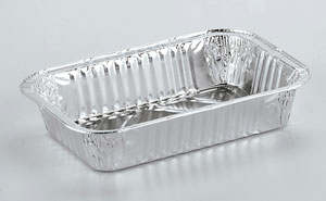 Aluminium food container Rectangular R22G