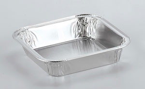 Barquettes en aluminium alimentaire Rectangulaires Q1G